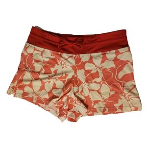 Athleta Floral Swim Surf Beach Shorts size M